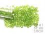 Size 6-0 Seed Beads - Transparent Lustered Light Green